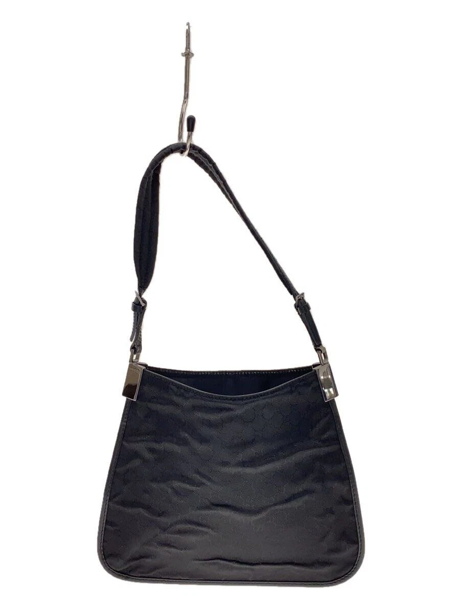 Sac à main GUCCI toile noir motif total logo GG 005 0846 Occasion