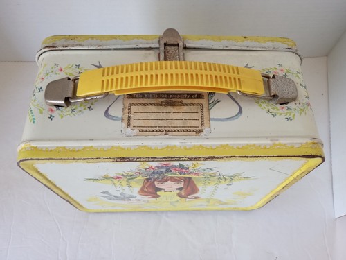 Vintage Junior Miss Metal Lunch Box with PRINCESS Thermos Aladdin 1966 - Picture 11 of 24