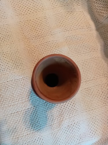 Vtg. Hand Carved Wooden Vase W Flowers & Leaves Design. 2 Toned Wood.Intricate - Picture 20 of 24