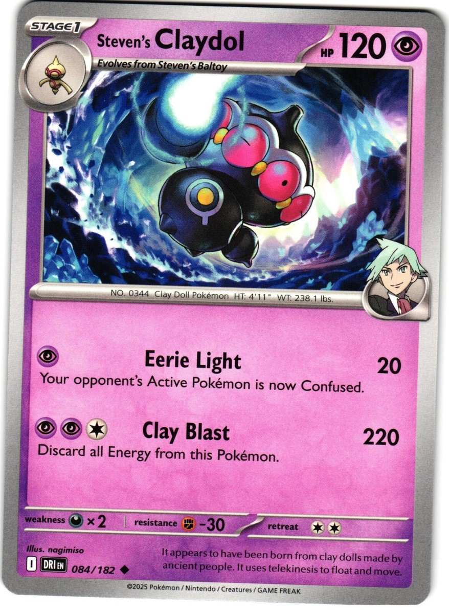 Steven's Claydol 84/182 Pokemon SV: Destined Rivals | eBay