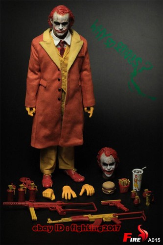 FIRE A015 1/6 Burger Uncle Fast Food Clown JOKER Double Headsculpt INSTOCK - Picture 10 of 10