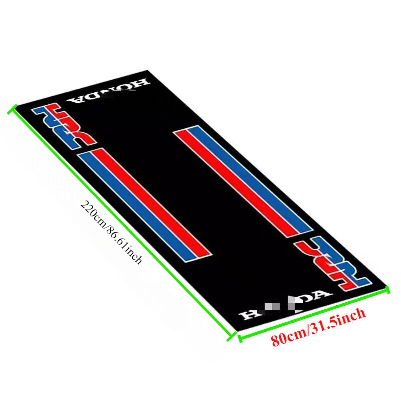 Alfombra plegable antideslizante para Honda HRC alfombrilla de garaje para motocicleta taller Foto 3 de 4