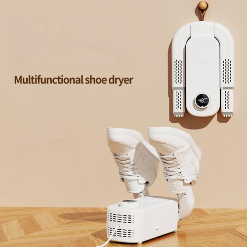 Foldable Shoe Dryer Intelligent Shoe Dryer Auto-Off Timing for Home Shoes Socks - Picture 4 of 14