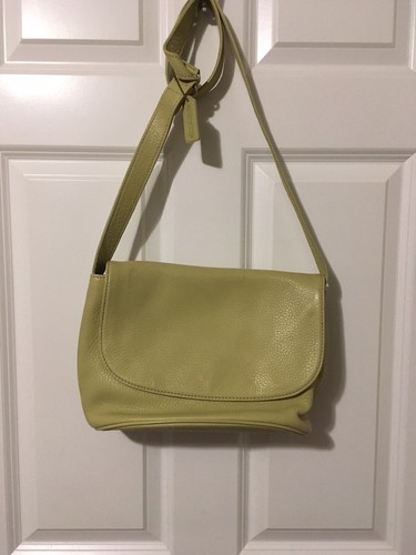 Vintage “Coach” Soft Green leather purse.
