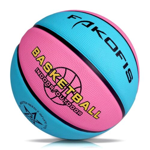 FAKOFIS Kids Basketball Size 3(22)Youth Basketballs Size 5(27.5) for Play Gam - 第 1/7 張圖片