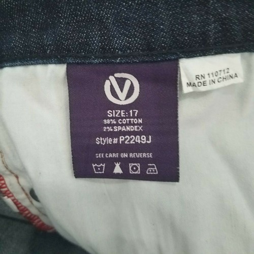 Women's Vigoss Blue Jeans P2249J Dark Wash Straight Size 11 Denim Nice - Picture 7 of 11