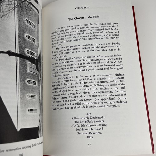 A History of Historic Little Fork Church The Church in the Fork Hardcover Book - Picture 14 of 16