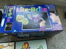 Vtg 1998 Lite Brite Mr. Potato Head Hasbro 4780 W/ Pegs And Sheets