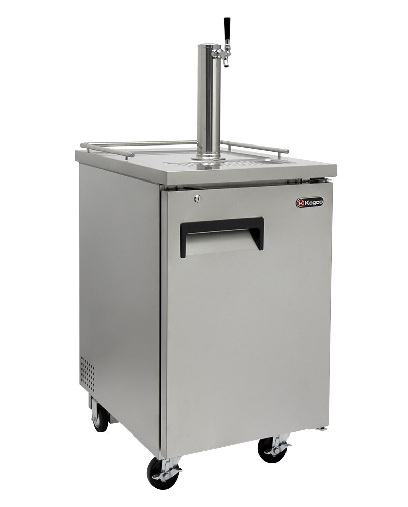 Kegco 1 Keg Commercial Grade Kegerator with Sankey Direct Dr