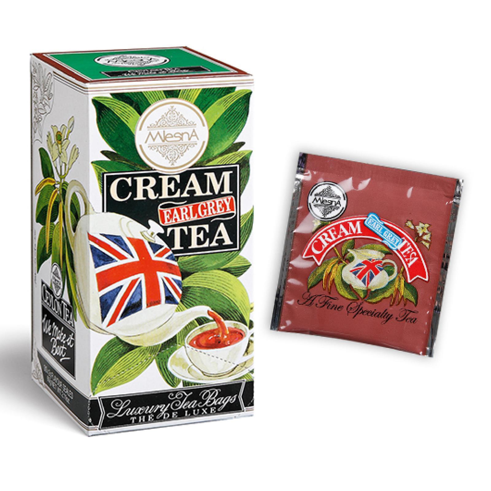 Te' Mlesna Cream Earl Grey Tea Te' al Bergamotto e Caramello 30 Filtri