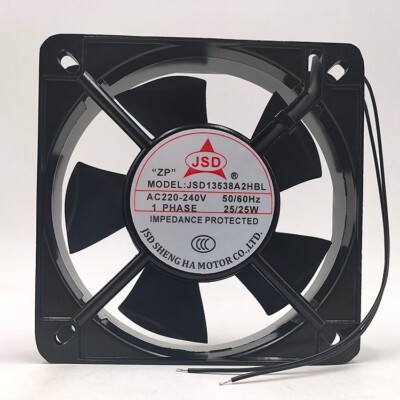 1 PCS  JSD axial flow Fan JSD13538A2HBL  AC220V 25W 135*38mm 2 wire cooling fan