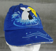SeaWorld Baseball Cap Hat Blue Shamu Orca Adjustable Strap Vintage 90s Youth