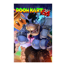 Pooh Kart 64 NYCC Exclusive 2023 - Doyle Do You Pooh #1 - Mario Bowser / Eeyore comic cover