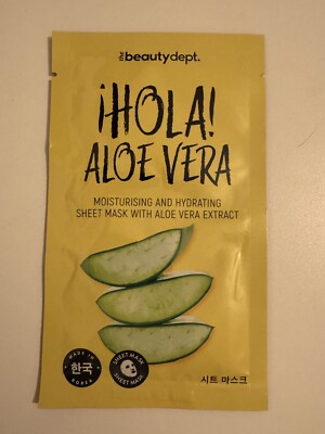 The Beauty Dept. Isolated Aloe Vera  Maske  Tuchmaske Jede Haut Gesicht  1 Stück