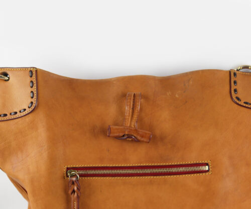 Dooney & Bourke Florentine Leather Toggle Sac NATURAL Tan Large Bag - Picture 5 of 11