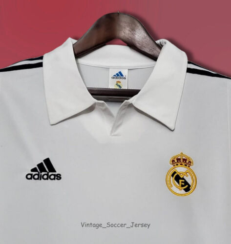 Real Madrid Champions League Final 2001-2002 Jersey Long Sleeve - Zidane #5 - Picture 6 of 6