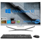 All IN One I3 8° Gen.24 " Gebogen Win 10 RAM 16gb SSD 480gb PC Starr Editing