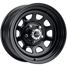 Vision 84 D Window 15x10 5x5 -39mm Gloss Black Wheel Rim 15 Inch