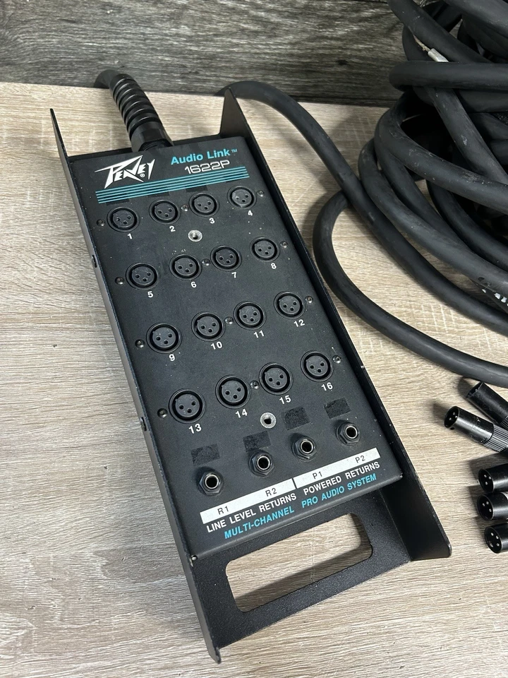 Peavey Audio Link 1622P 16x4x100 100ft Snake Multicore XLR 1/4” 16/4 #1977 - Image 2 of 4