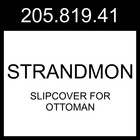IKEA STRANDMON Slipcover For Ottoman  205.819.41