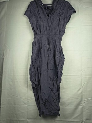 Vintage skulpturales Midikleid ''All That Jazz'' drapiert - XS/S