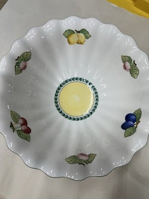 Villeroy & Boch French Garden Fleurence Large 12.5” Footed Fruit