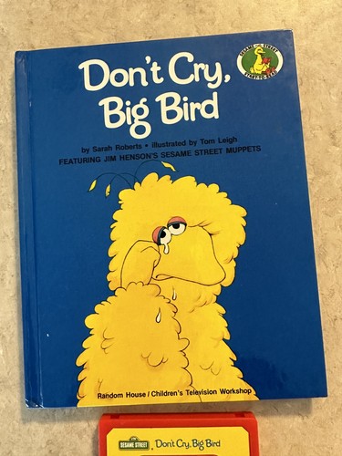 Sesame Street Don’t Cry Big Bird Book And Cassette - Imagen 3 de 17