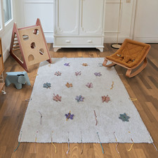  Color:Multicolor,Size:4' X 5' 3" Lorena Canals-Wildflowers Play Rug 14301