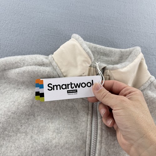 Smartwool Jacket Womens Small Full Zip Wool Fleece Outdoor New - Picture 2 of 7