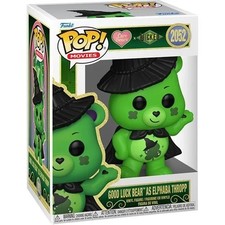 Funko Pop! Wicked Care Bears Good Luck Bear Elphaba 2052 + Protector (Presale)