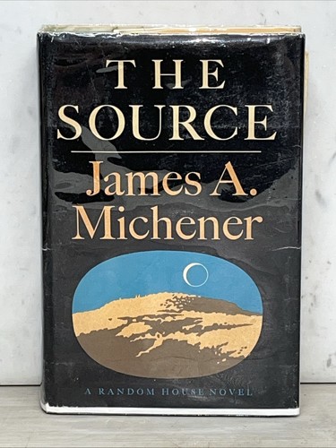The Source By James A. Michener, 1965 1st Printing, Random House, HC/DJ