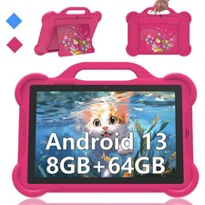 CUPEISI Kids Tablet 7 inch, Android 12 Tablet for Kids, 4GB RAM 32GB ROM, 512GB