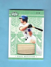 2025 Leaf Lumber Baseball Paul Molitor  EMERALD  EDITION  Game Used  Bat  #2/4