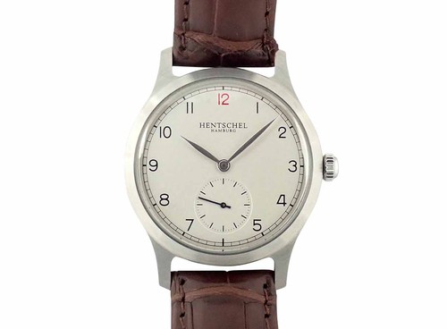 HENTSCHEL H2-07 2008 Men's Wristwatch Silver Dial from Japan  w0710