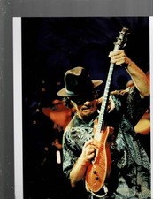 SUPER RARE!! 8X10 VINTAGE CARLOS SANTANA AND GUITAR CONCERT PHOTO!!