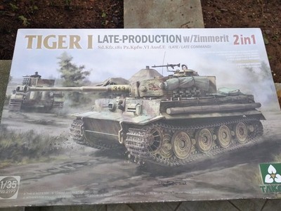 TAK2199 Takom Model TIGER I LATE-PROD. w/ZIMM.  Bausatz 1:35