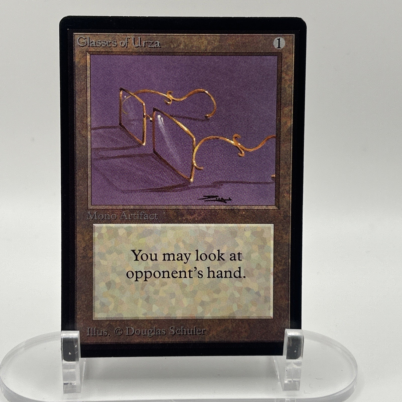 Glasses of Urza — Limited Edition BETA 1993 MTG — Artifact — LP”