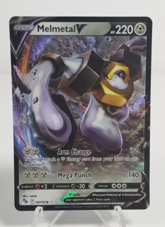 Melmetal V Ultra Rare Pokemon GO 047/078 Near Mint