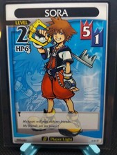 SORA Level 2 2/91U Kingdom Hearts TCG Base Set Disney Trading Card Game