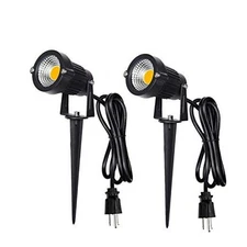  Outdoor Landscape LED Lighting 5W Waterproof Graden Lights COB Led Warm White