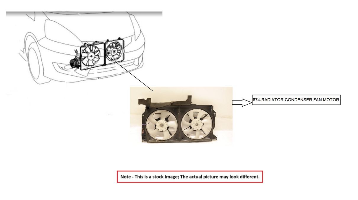 RADIATOR FAN MOTOR/ASSEMBLY OEM 2018 MASERATI LEVANTE