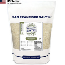French Grey Sea Salt 2 lb Bag   Coarse Grain Sel Gris 32 Ounce Pack of 1 