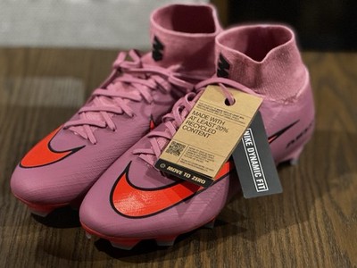 $180 MSRP Nike Mercurial Superfly 10 Pro FG Soccer Cleats HF9433-600 9.5 Pink