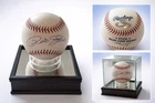Pete Rose Signed Official MLB Baseball TriStar Auto Reds w/ Glass Display Case