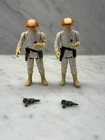 VINTAGE KENNER STAR WARS 1981 CLOUD CAR PILOT LOT OF TWO PILOTS HK VARIATIONS