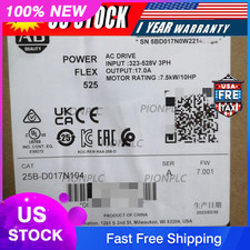 Allen Bradley 25B-D017N104 525 AC Drive 7.5kw...