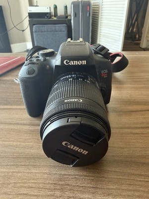 Canon EOS Rebel T6i Digital SLR Camera 18-55mm Lens 3x Zoom Image Stabilizer