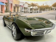Franklin Mint 1970 Corvette Lt-1 Convertible Donnybrooke Green Le 124 Complete Franklin Mint 1970 Corvette Lt-1 Convertible Donnybrooke Green Le 124 Complete