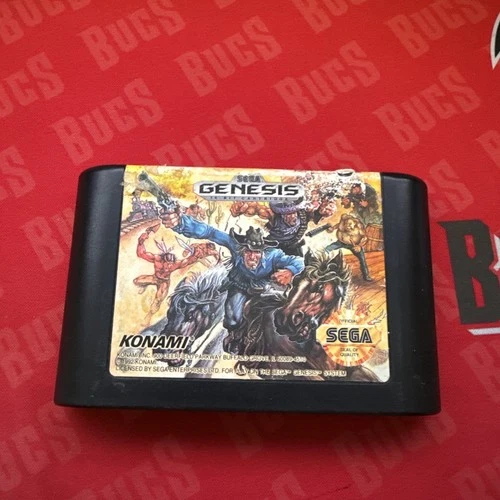 Sunset Riders (Sega Genesis, 1992) Cartridge Only Authentic