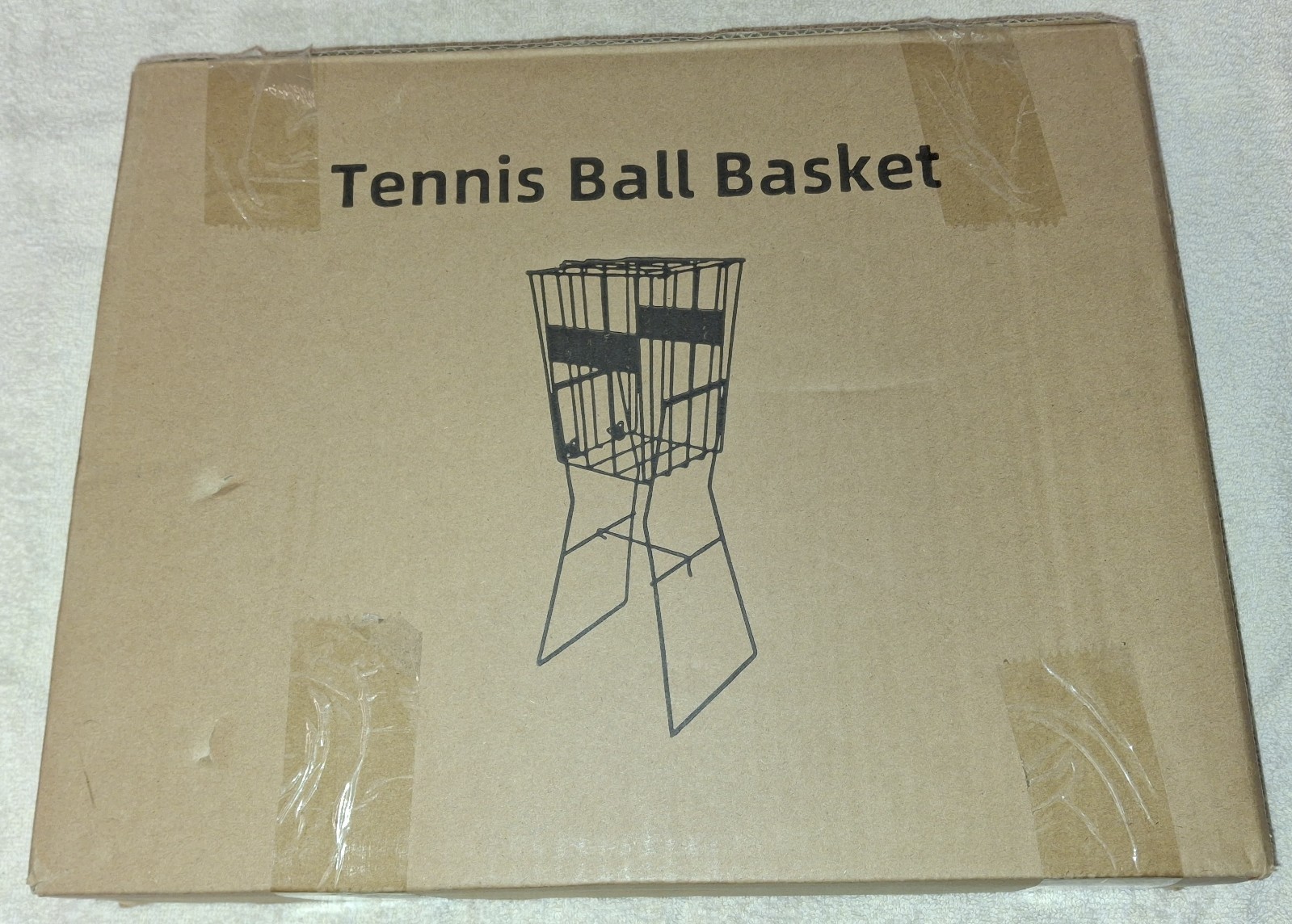 jifadet Tennis Ball Basket Hopper Pickel Ball Racquet Ball Capacity 50